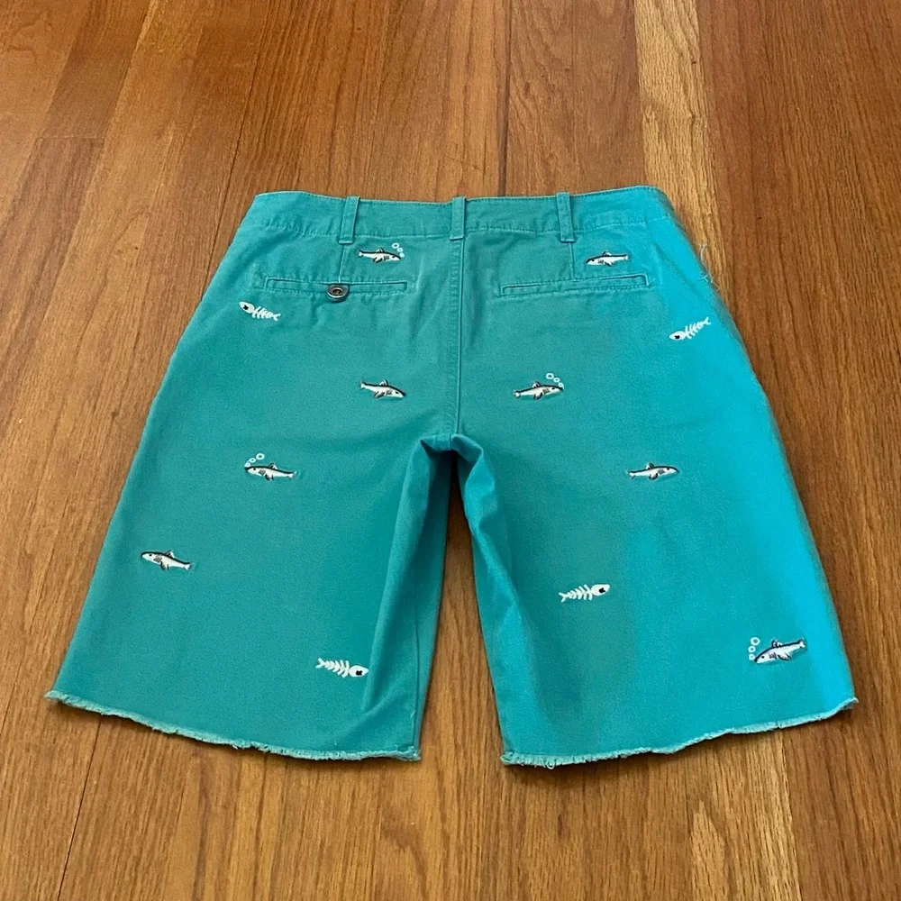 Polo by Ralph Lauren Embroidered Fish and Bones Kids Shorts